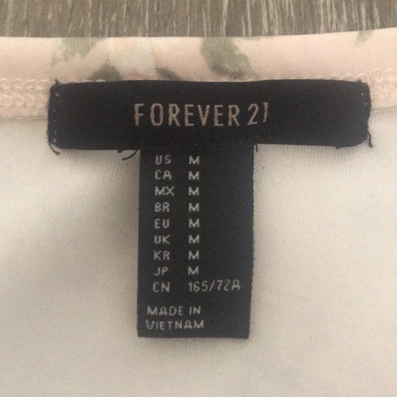 Forever 21 Floral Print Scuba Skater Skirt - Picture 7 of 7